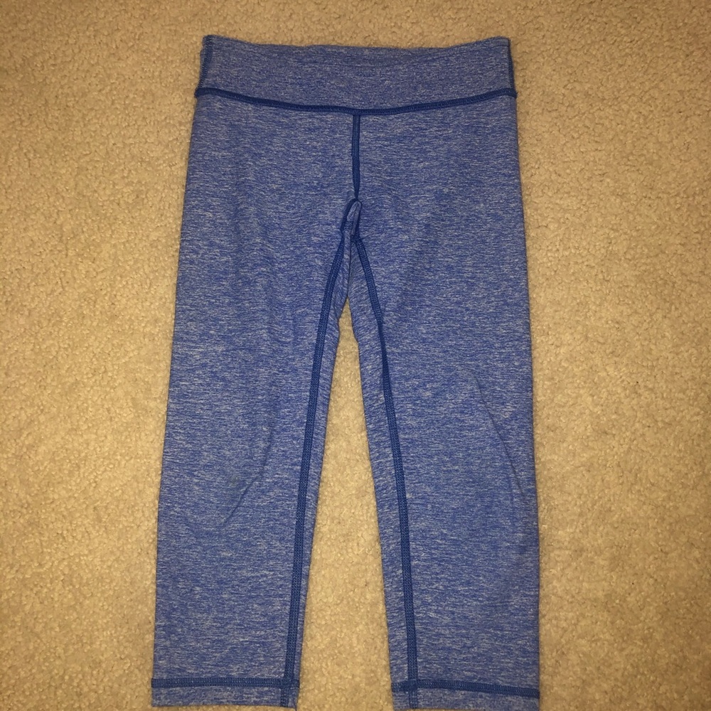 Purplish/blue girls ivivva Capri leggings